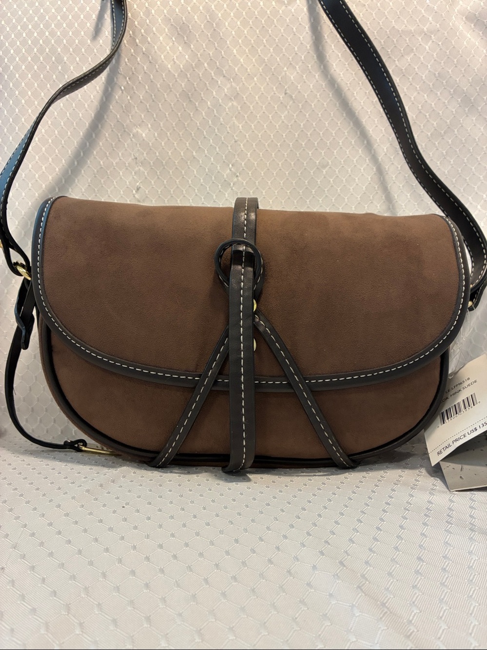 London Fog Saddle Bag NWT